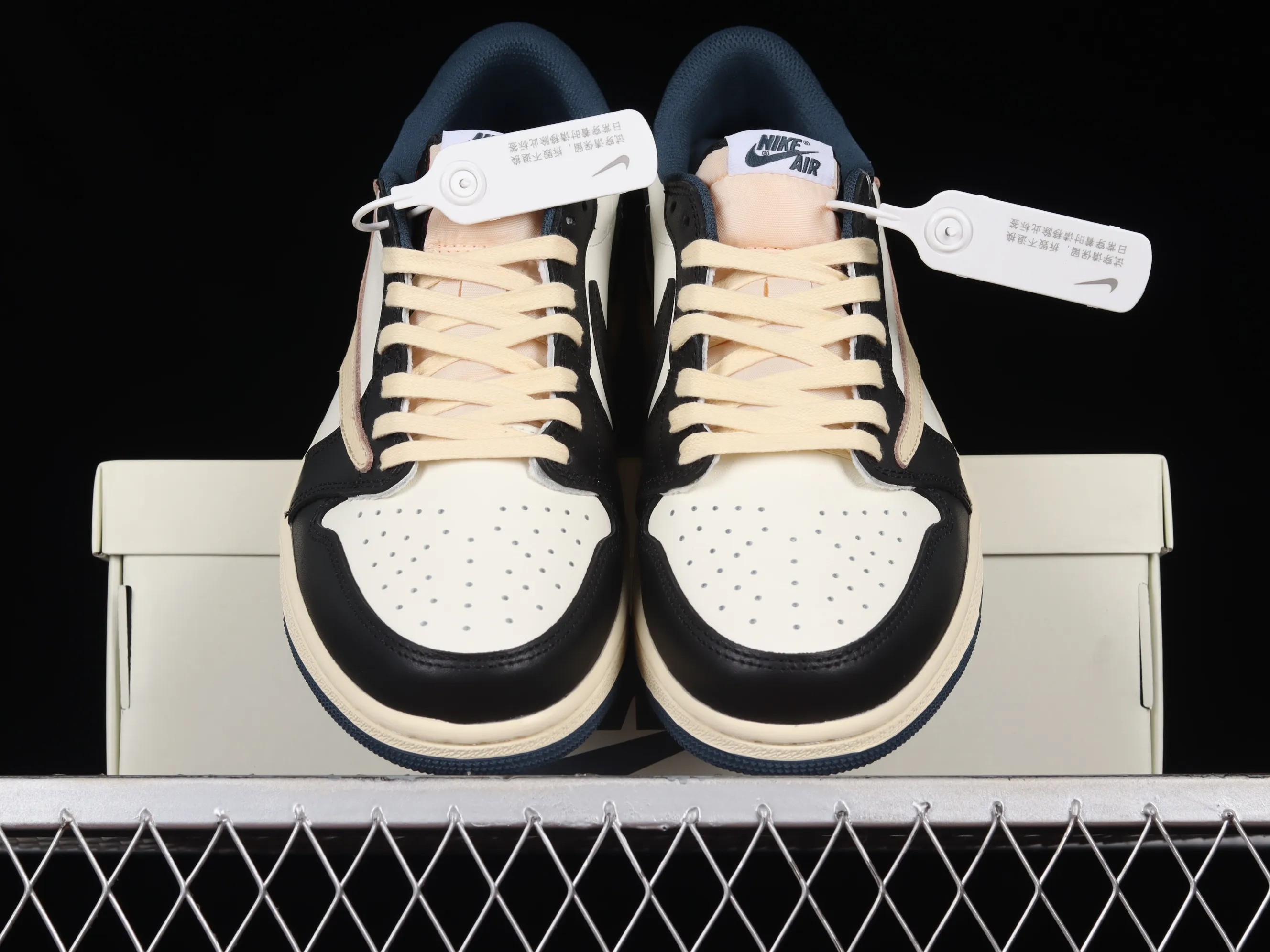 All Categories Air Jordan Jordan Series Basketball Shoes Air Jordan 1 Low Travis Scott x Air Jordan 1 Low OG AJ1 Joe 1 Deep Sea Blue Color Undercut DM7866-400